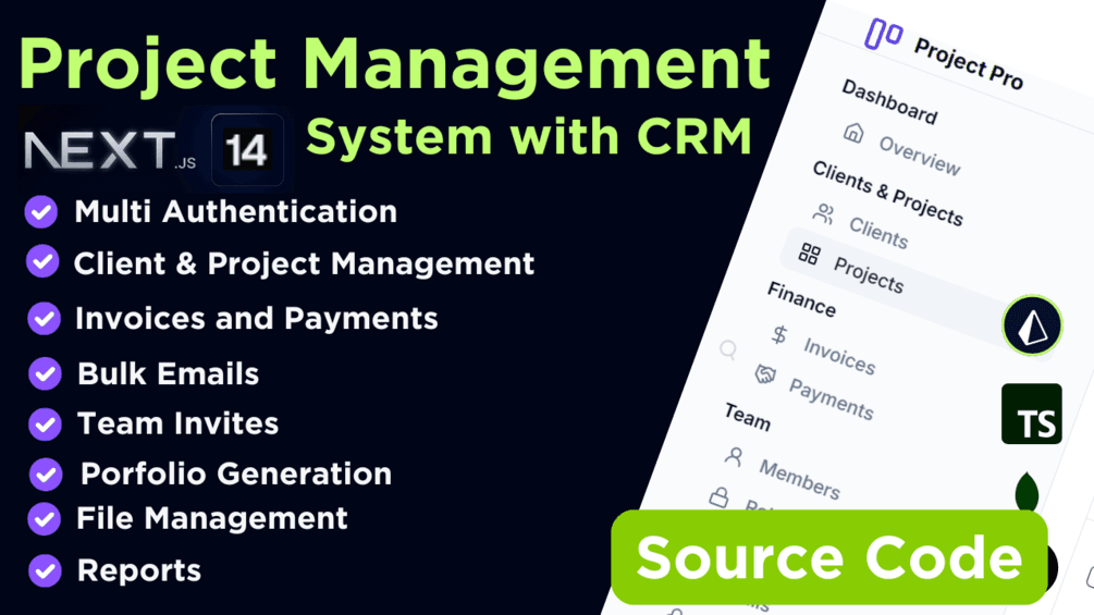 Project Pro - Client Based Project Management System Source Code